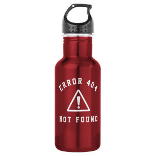 ERROR 404 - NOT FOUND - FUNNY WEB DEVELOPER 532 ML WATER BOTTLE