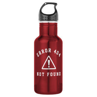 ERROR 404 - NOT FOUND - FUNNY WEB DEVELOPER 532 ML WATER BOTTLE