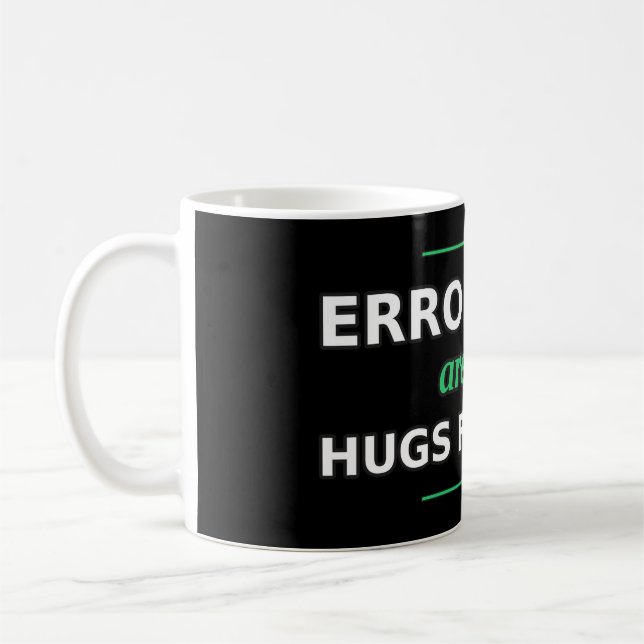 Error Bars Are Just Hugs for Data Science Mug (Left)