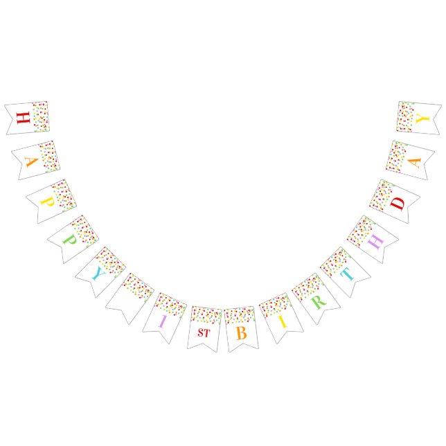 Ęrs confettis heureux d'arc-en-ciel de bannière (Tout)