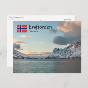 Ersfjorden Norway Postcard
