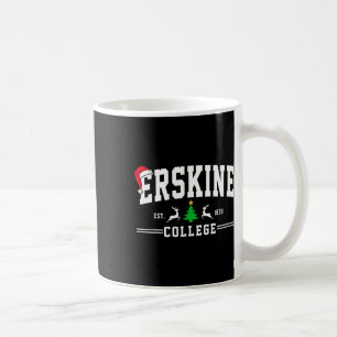 Erskine College Arch Christmas Design Vintage Funn Coffee Mug