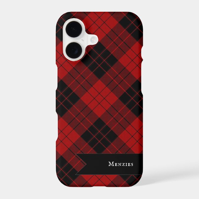 Erskine (Paton) Tartan Scottish Plaid Pattern (Back)
