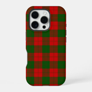 Erskine tartan red green plaid iPhone 16 pro case