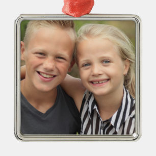 Erstellen Sie Ihr eigenes Foto Metal Ornament