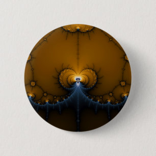 Erte - Fractal 2 Inch Round Button
