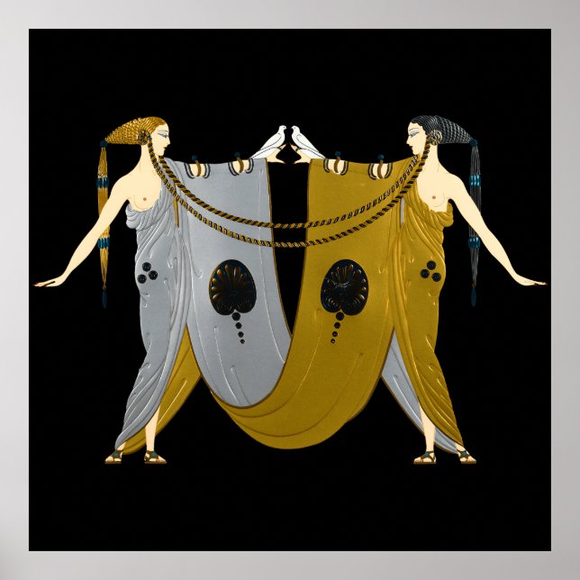 Erté - Legends Suite, Sisters [Night Version] Poster (Front)
