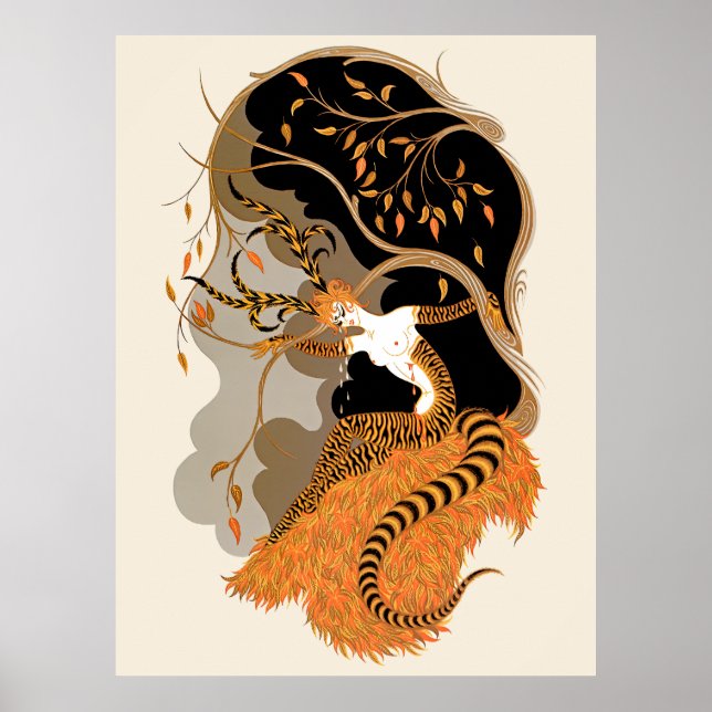 Erté - The Seasons, Autumn, 1970 Poster (Front)