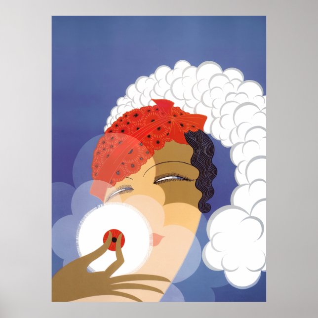 Erté - The Twenties Remembered Again Suite, MakeUp Poster (Front)