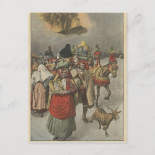 Eruption of Mount Etna Postcard