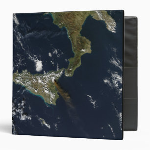 Eruption of Mt Etna in Sicily Binder