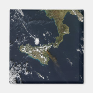Eruption of Mt Etna in Sicily Magnet