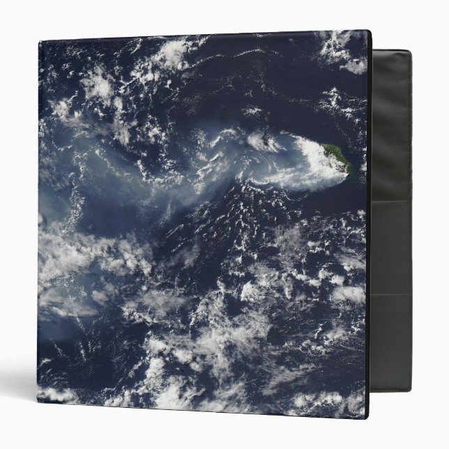 Eruption of Piton de la Fournaise, Reunion Isla Binder (Front/Inside)