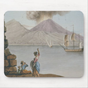 Eruption of Vesuvius, Monday 9th August 1779, plat Mouse Pad