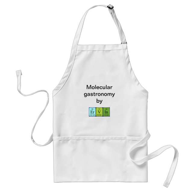 Ervin periodic table name apron (Front)