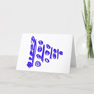 ERVYGREEN IN BLUE THANK YOU CARD