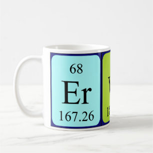 Erwin periodic table name mug
