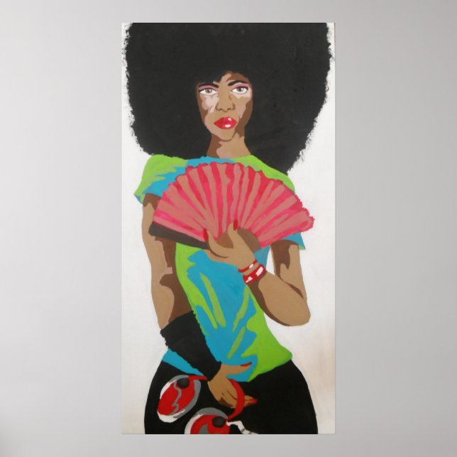 Erykah Badu : Poster de Lady Soul (Devant)