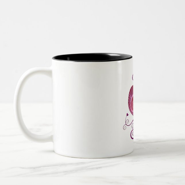 ERZULI FREDA DAHOMEY VEVE FROSTED GLASS BEER MUG (Left)