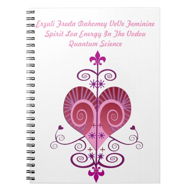 ERZULI FREDA DAHOMEY VEVE NOTEBOOK (Front)