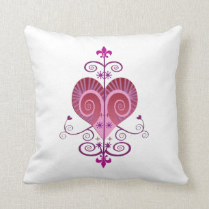 ERZULI FREDA DAHOMEY VEVE THROW PILLOW