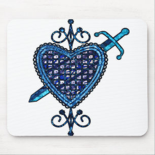 Erzulie Dantor Veve Sigil Mouse Pad