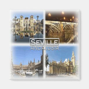 ES0124 Europe, Spain, Andalusia, Seville, Fridge Magnet