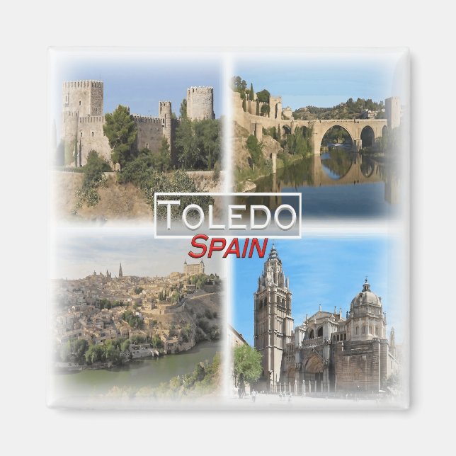 ES0134 Europe, Spain, Toledo, Fridge Magnet (Front)