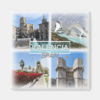 ES0151 Europe, Spain, Valencia, Fridge Magnet