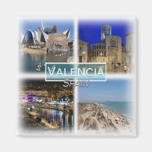 ES0152 Europe, Spain, Valencia, Fridge Magnet