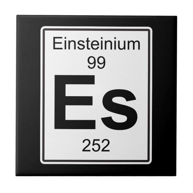 Es - Einsteinium Tile (Front)