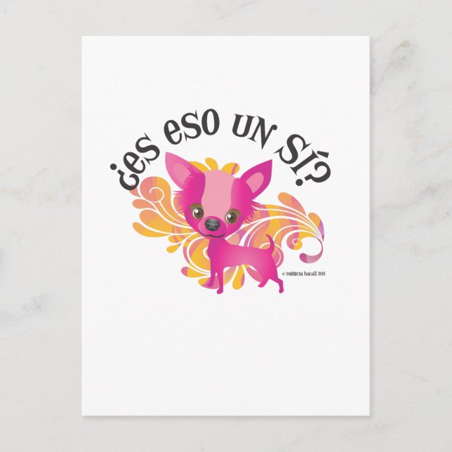 Es Eso un SI? Postcard (Front)