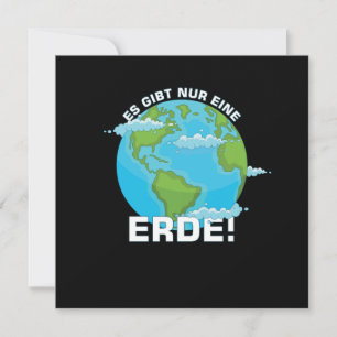 Es Gibt Nur Eine Erde Klimaschutz Umweltschutz Nat Invitation
