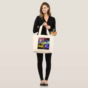 ES Ibiza ^ discos in Ibiza Large Tote Bag