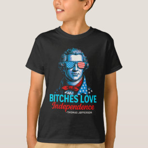 Es Love Independence Day 4th Of July Thomas Jeffer T-Shirt