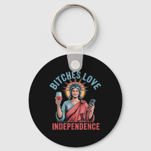 Es Love Independence _ Funny 4th July For Women Keychain