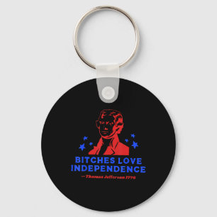 Es Love Independence Funny Founding Fathers Keychain