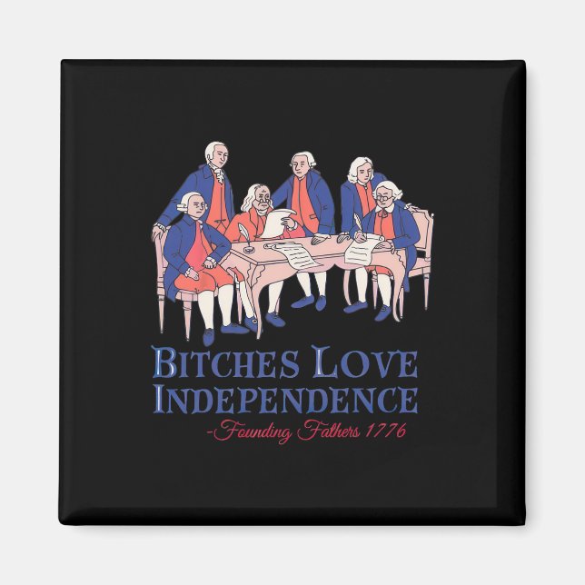 Es Love Independence Thomas Funny 4th Of July  Magnet (Front)