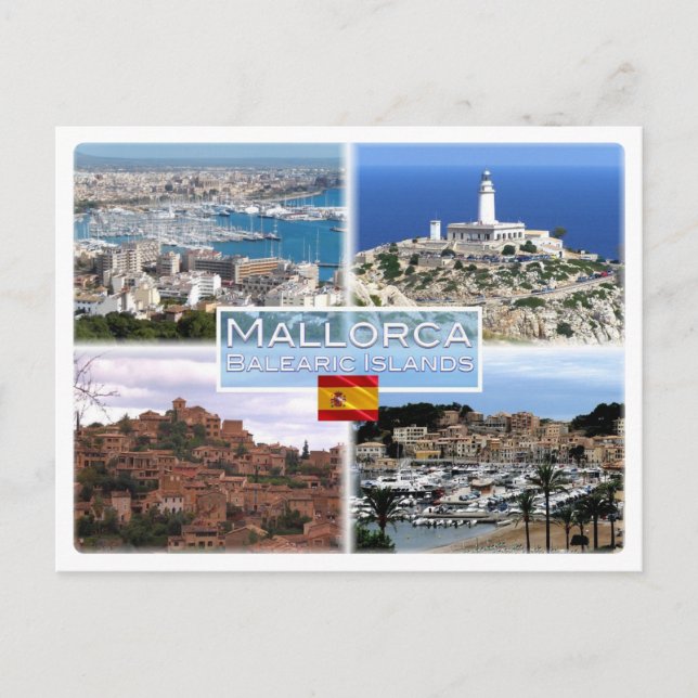 ES Mallorca - View of Palma Bay - Cap de Formentor Postcard (Front)