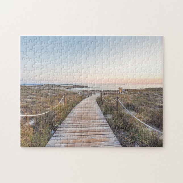 Es Pujols Beach at Dawn Jigsaw Puzzle (Horizontal)