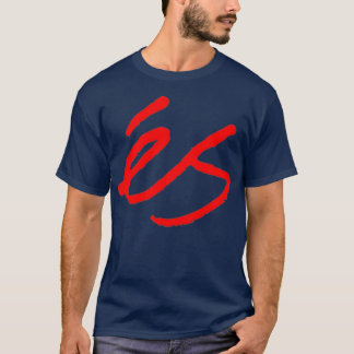 ES Skateboarding in Red T-Shirt