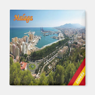 ES - Spain - Malaga Panorama Magnet