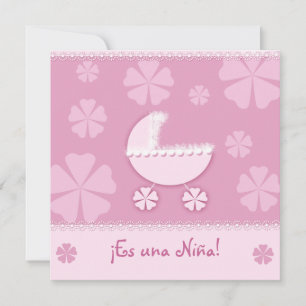 Es una Niña 01 - Invitación Invitation