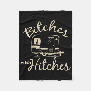 Es With Hitches Fleece Blanket