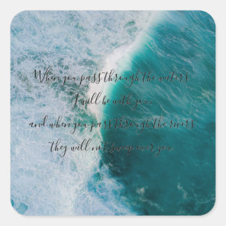 Esaïe 43:2 Sticker