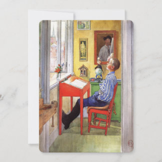 Esbjorn Doing His Homework by Carl Larsson
