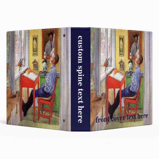 Esbjorn Doing His Homework by Carl Larsson Binder (Background)