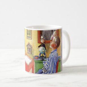 Esbjorn Doing His Homework by Carl Larsson Coffee Mug
