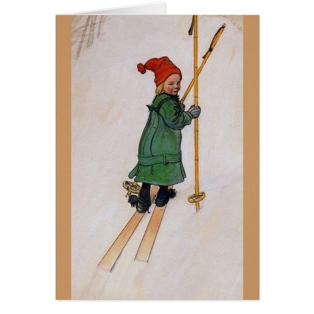 Esbjorn on Skis 1905 (Front)