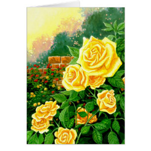Escalade peinte Roses Jaunes